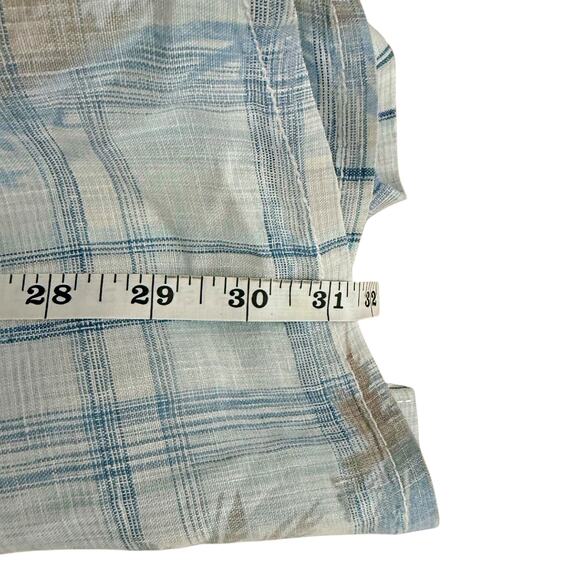 Tommy Bahama Relax 100% Linen Tropical Hawaiian Blue L/S Button Down Shirt LARGE - Picture 9 of 9